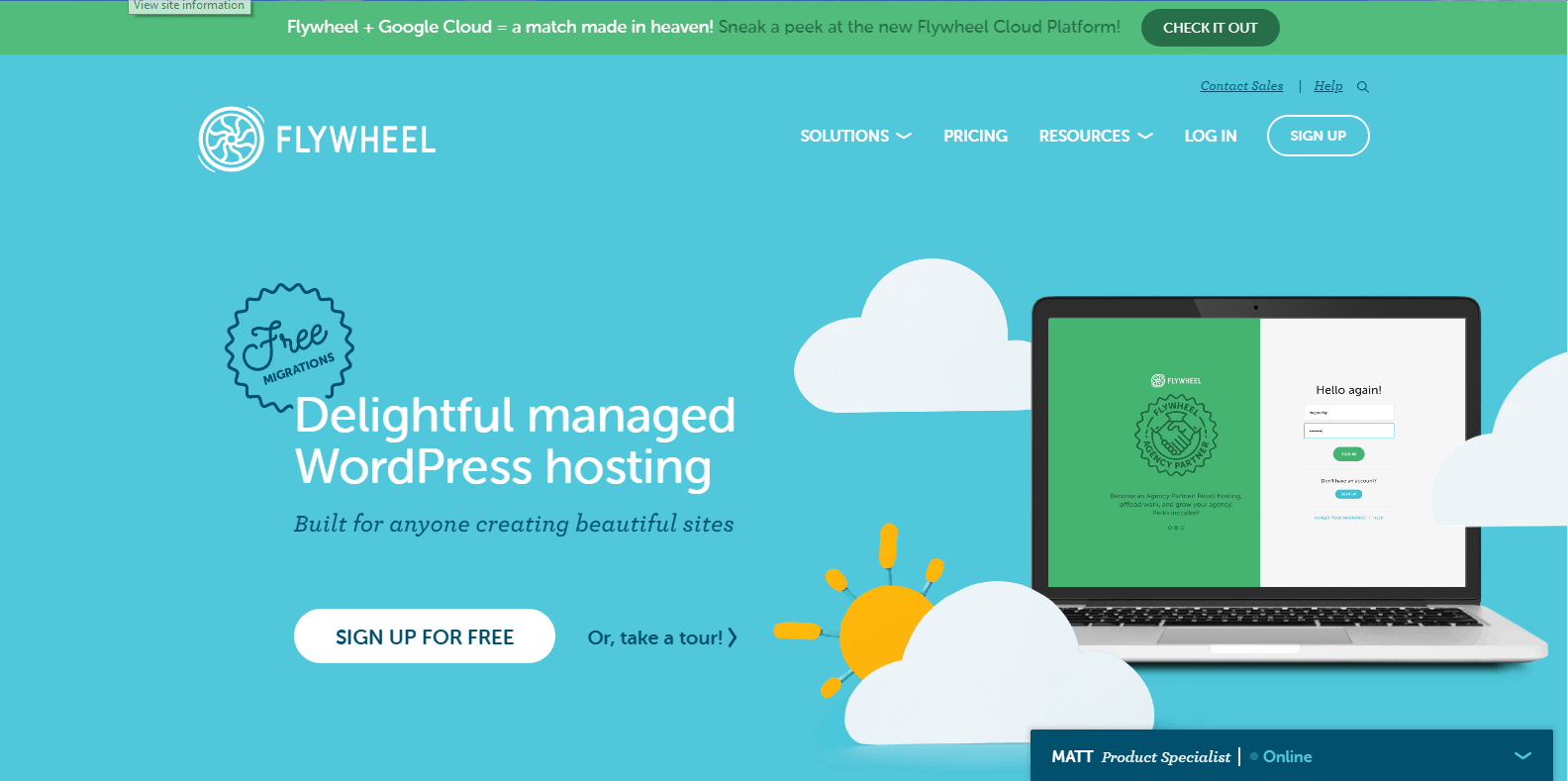 Flywheel WordPress Hosting